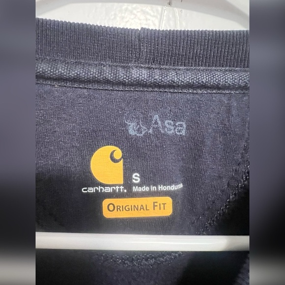 Carhartt Blue LOOSE MIDWEIGHT
CREWNECK SWEATSHIRT Size S - Picture 4 of 5